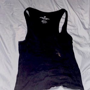 Black tank top